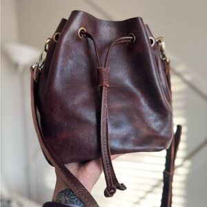Portland Leather Goods Small Lava Bucket Bag